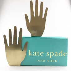 Kate Spade New York Set Of 2 Lenox Brass Zadie Hand Bookends Home Decor 882864591272  183360411411